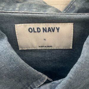 Old Navy Light Blue Denim Top
